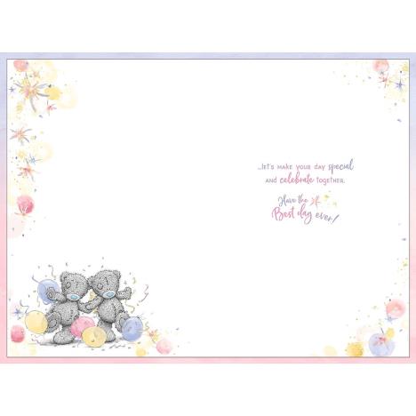 Amazing Sister Me to You Bear Birthday Card Extra Image 1